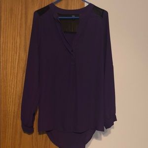 Chiffon Purple Shirt